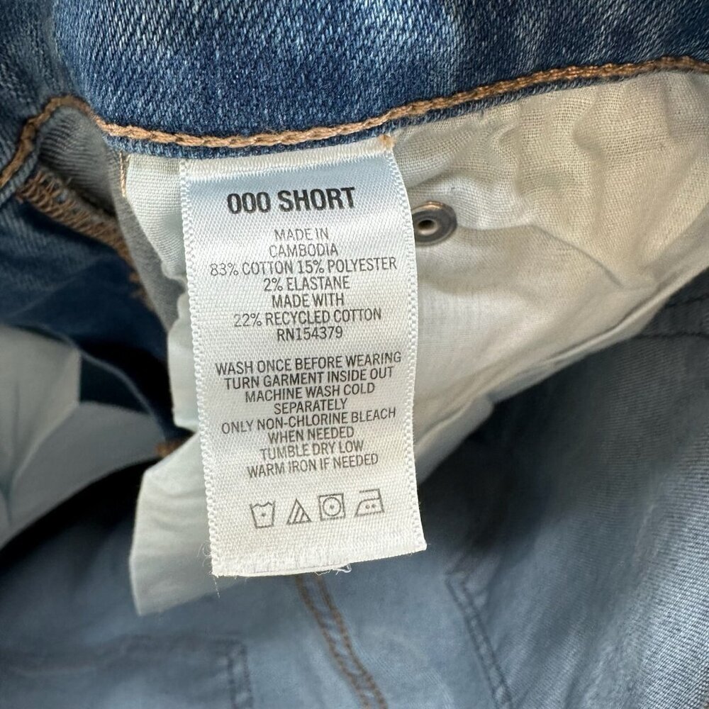 Aeropostale Jeans Womens Sz 000 Mid Rise Flare Stretchy Denim Casual Y2K Blue - Picture 11 of 11